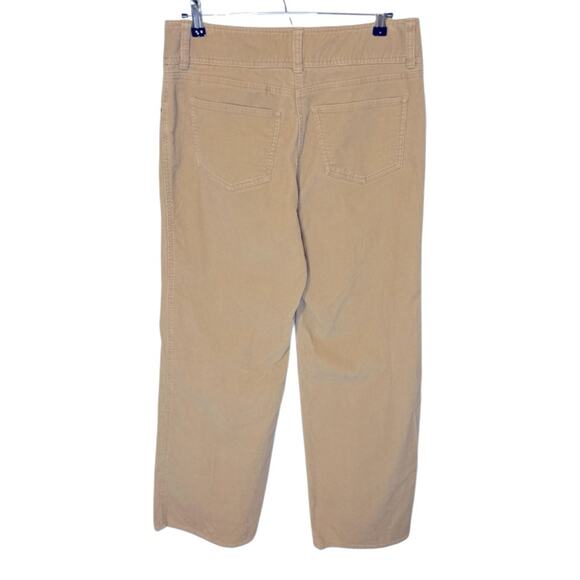 Moda International tan corduroy wide leg long pants. Size 10 33x34 - Picture 2 of 5